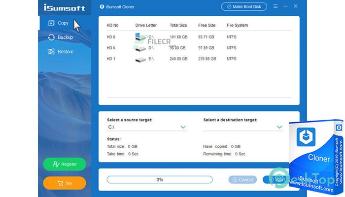 Download iSumsoft Cloner 3.1.2.8 Free Full Activated