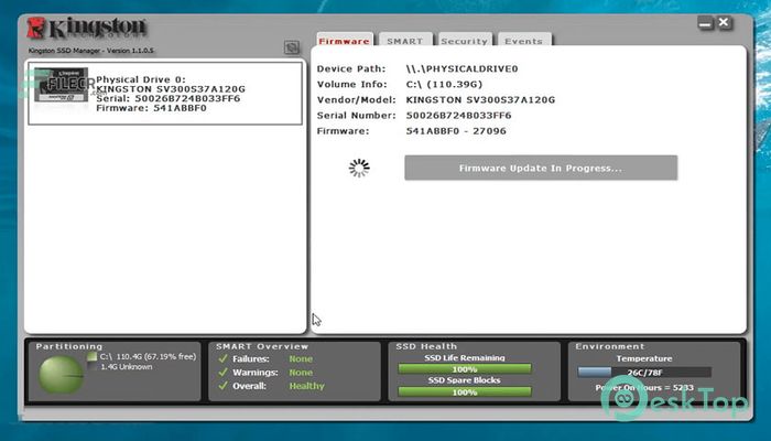 Download Kingston SSD Manager 1.5.6.0 Free Full Activated