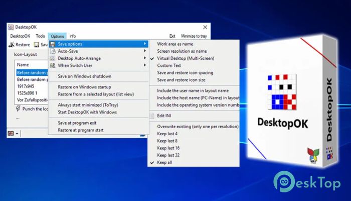 Download DesktopOK  12.16 Free Full Activated