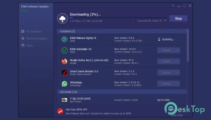 Download  IObit Software Updater Free 8.1.0.10 Free Full Activated