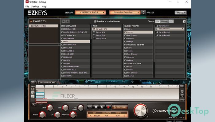 Download Toontrack EZkeys Cinematic Pads  2.1.4 Free Full Activated