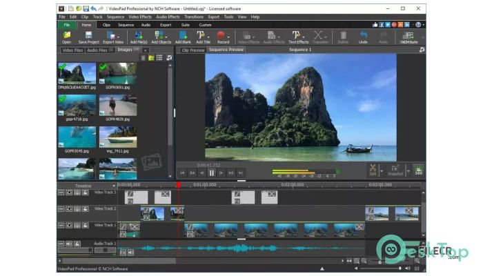 Download NCH VideoPad Pro  17.51 Free Full Activated