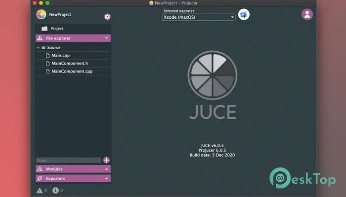 Download JUCE C++ Framwork 8.0.6 Free For Mac