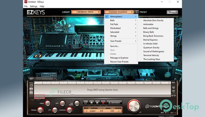 Download Toontrack EZkeys Cinematic Pads  2.1.4 Free Full Activated