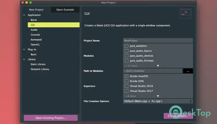 Download JUCE C++ Framwork 8.0.6 Free For Mac