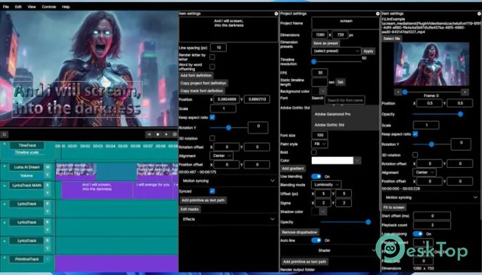 Download Lyric Video Studio  1.3.48 Free Full Activated